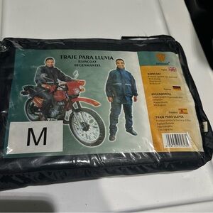 Black Raincoat with Packaging